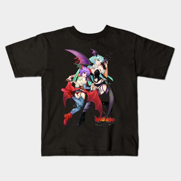 Aensland Sky Kids T-Shirt by shadyfolk